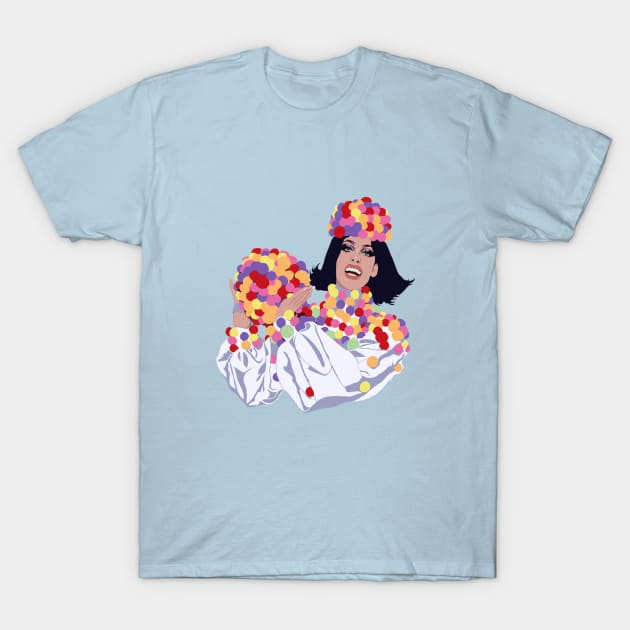 Gigi Goode - Balls to the Wall Runway T-Shirt by Ollie's Shop